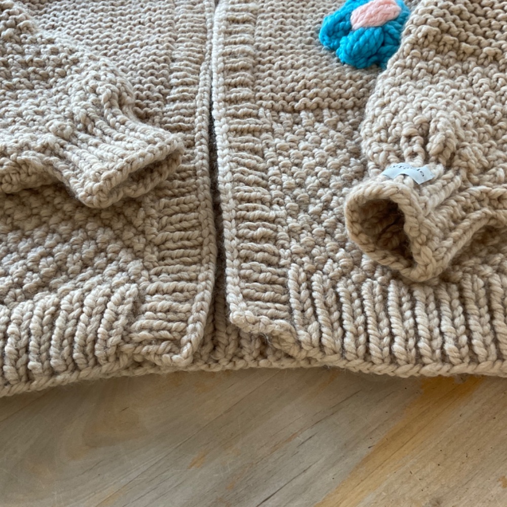 MYRACLE HAND MADE CARDIGAN …BRAND NEW/ 100 PERCENT ACRYLIC - Picture 7 of 9